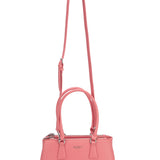 Borsa a Mano in Pelle Vegana Rosa