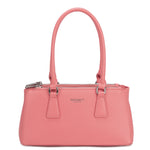 Borsa a Mano in Pelle Vegana Rosa