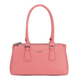 Borsa a Mano in Pelle Vegana Rosa