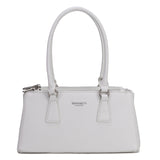 Borsa a Mano in Pelle Vegana Bianco