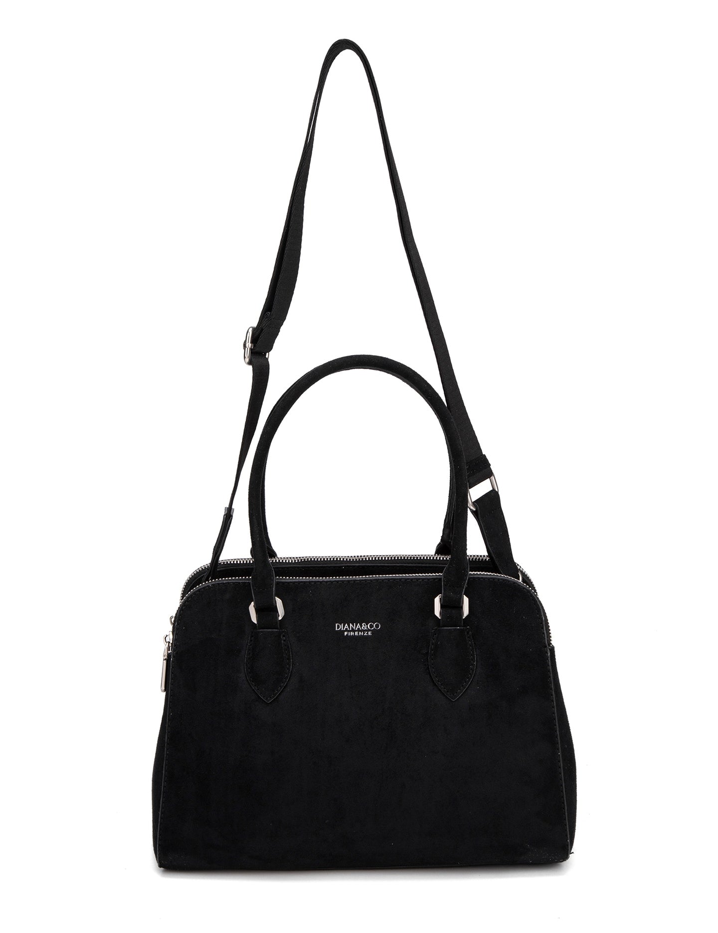 Borsa a Mano in Poliestere Nero