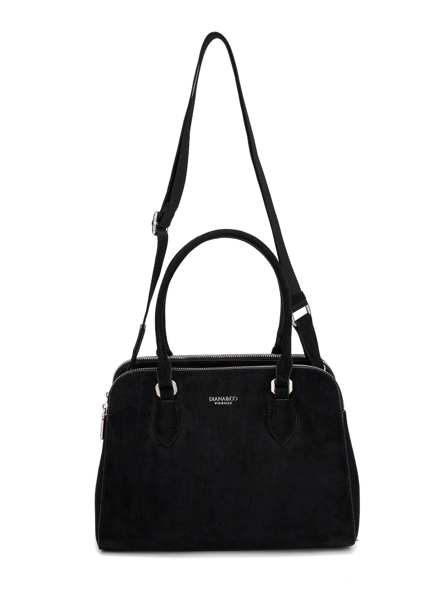 Borsa a Mano in Poliestere Nero
