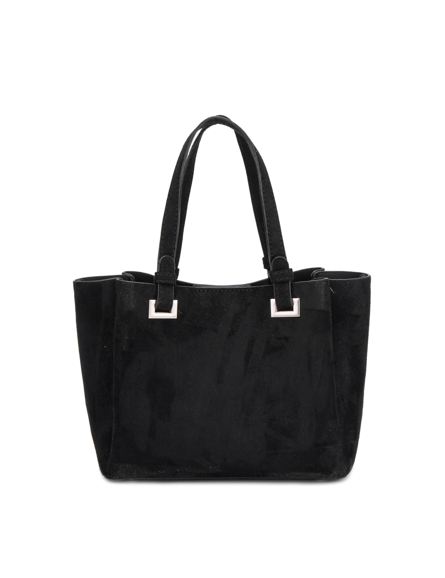 Borsa a Mano in Poliestere Nero