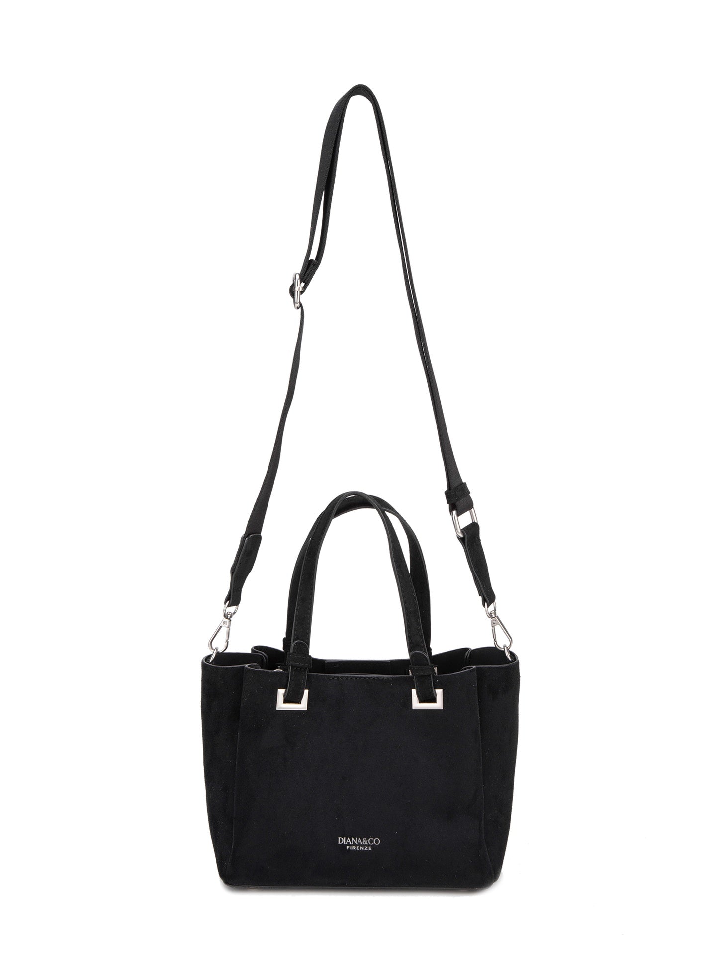 Borsa a Mano in Poliestere Nero