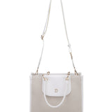 Borsa a Mano in 70% Polyester 30% Polyurethane Bianco