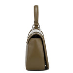 Borsa a Mano in 70% Polyester 30% Polyurethane Verde Chiaro