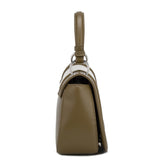 Borsa a Mano in 70% Polyester 30% Polyurethane Verde Chiaro