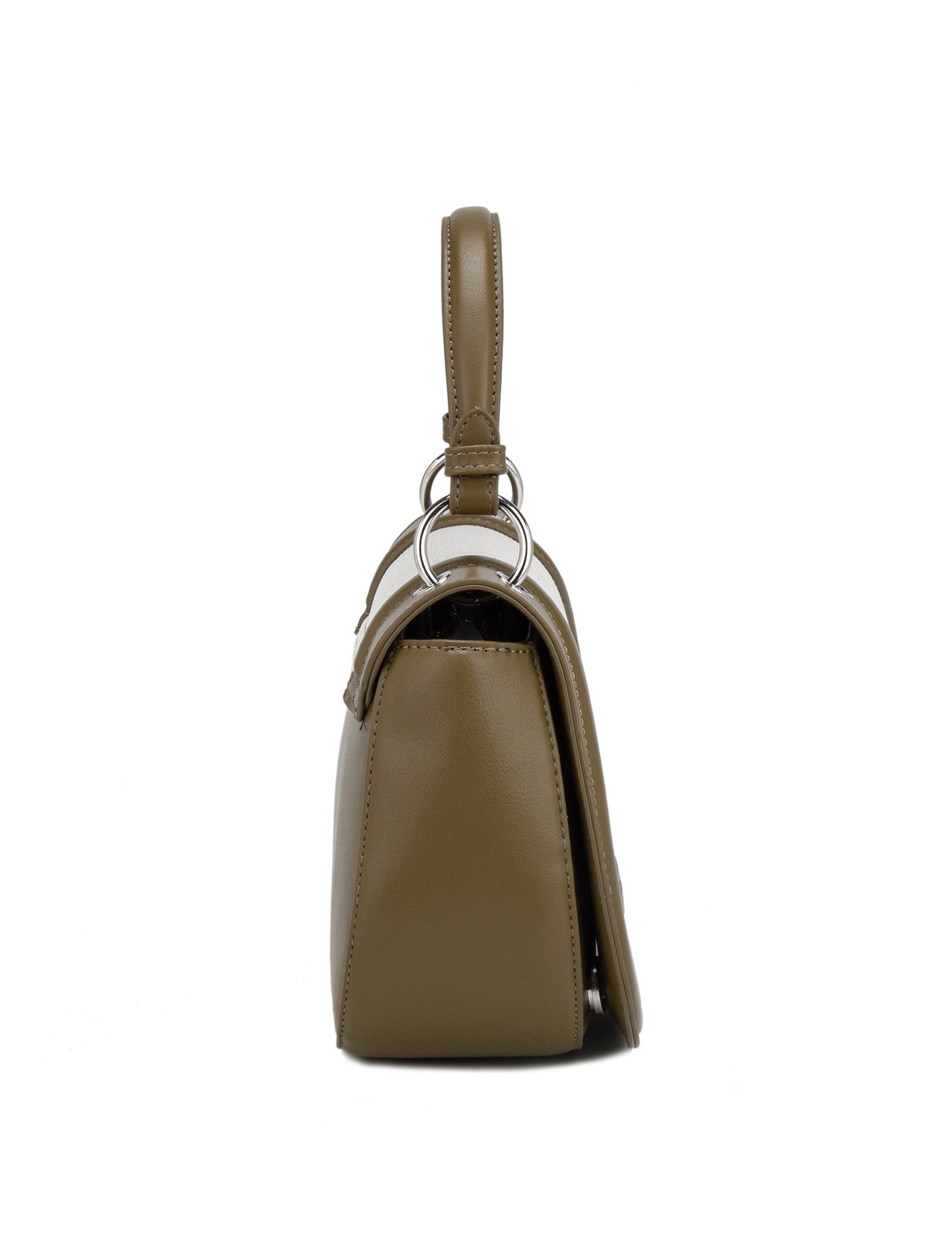Borsa a Mano in 70% Polyester 30% Polyurethane Verde Chiaro