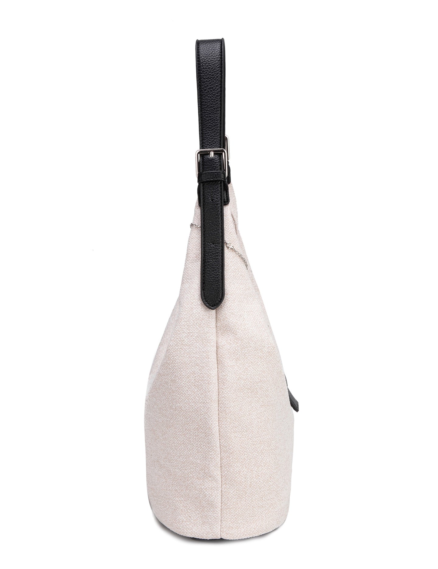 Borsa a Spalla in 80% Polyester 20% Polyurethane Nero