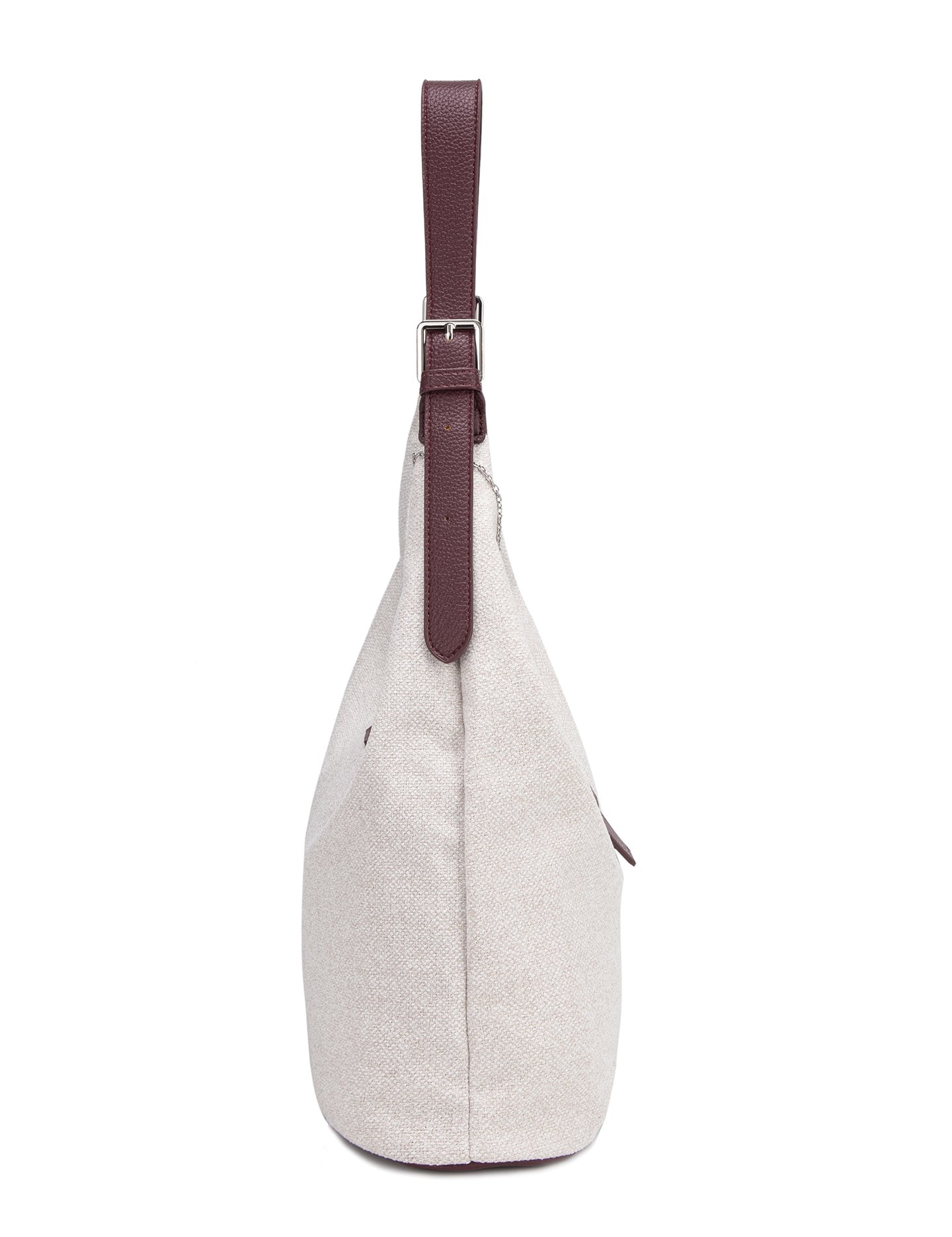 Borsa a Spalla in 80% Polyester 20% Polyurethane Bordeaux