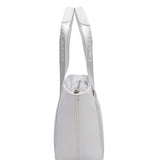 Borsa a Mano in 100% Pu Vegan Leather Bianco