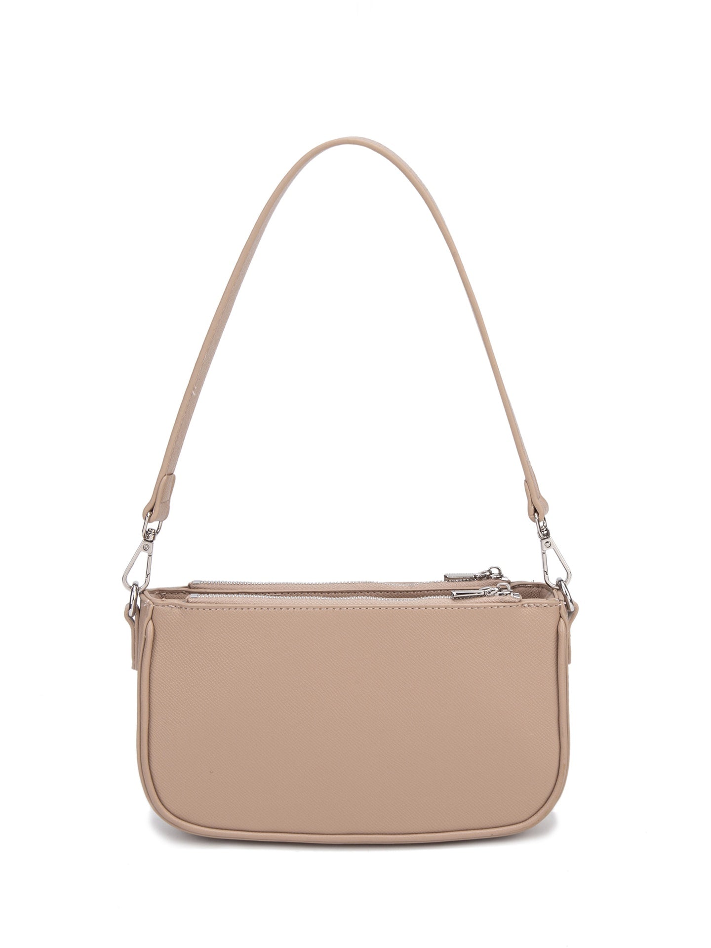 Borsa a Spalla in Pelle Vegana Cammello