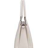Borsa a Mano in 100% Pu Vegan Leather Beige