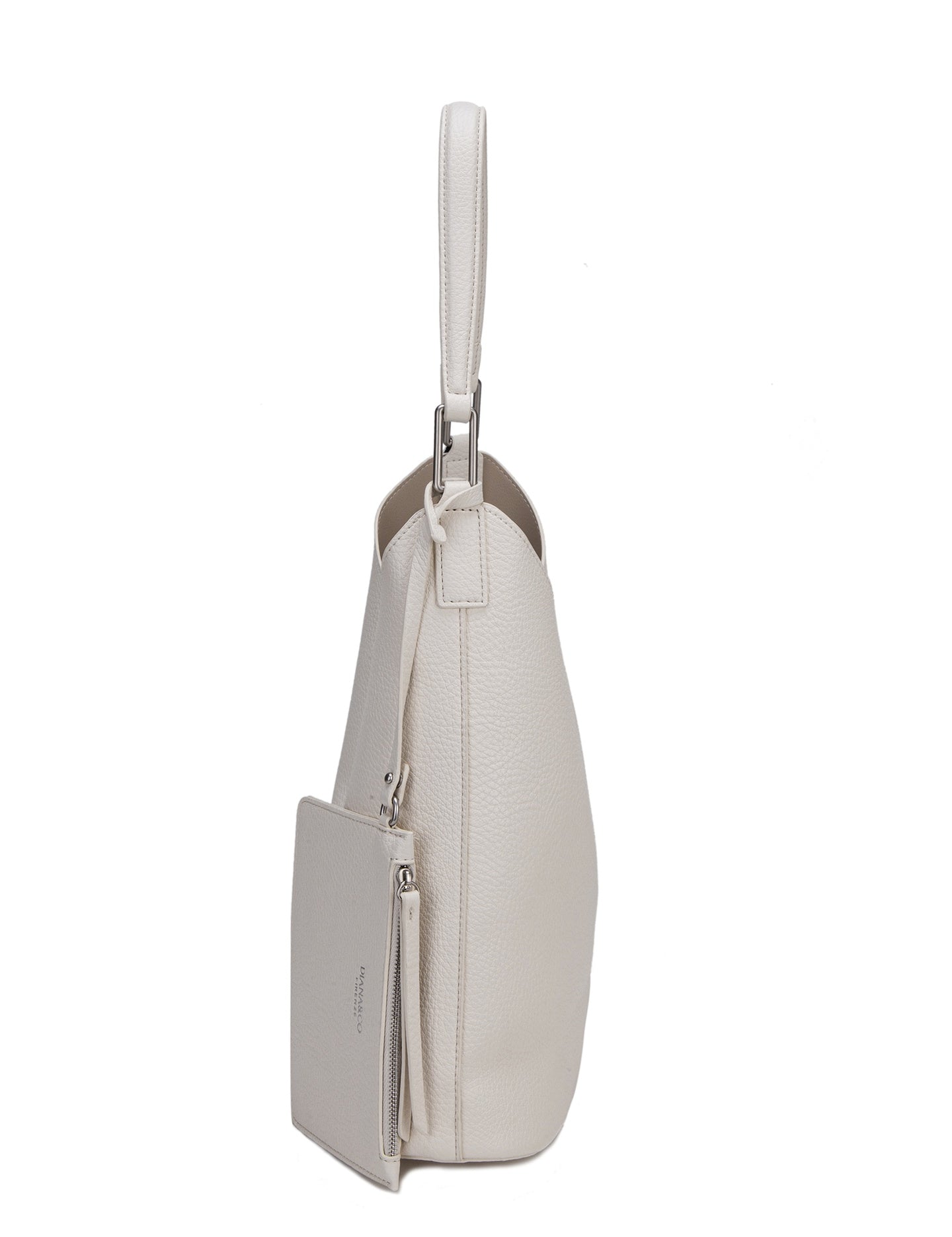 Borsa a Spalla in Pelle Vegana Beige