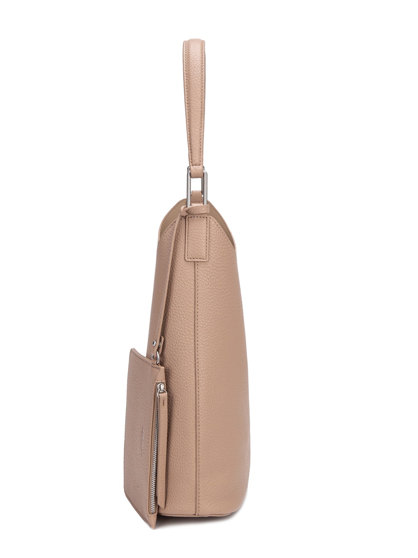 Borsa a Spalla in Pelle Vegana Cammello