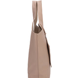 Borsa a Spalla in Pelle Vegana Cammello