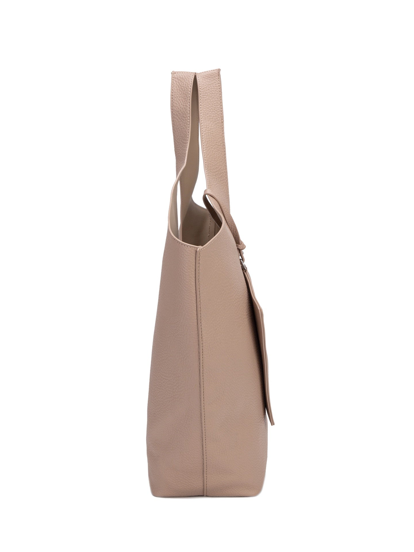 Borsa a Spalla in Pelle Vegana Cammello