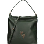 Borsa a mano da donna 100% gomma EVELYN NY-FOREST GREEN Marc Ellis