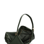 Borsa a mano da donna 100% gomma EVELYN NY-FOREST GREEN Marc Ellis