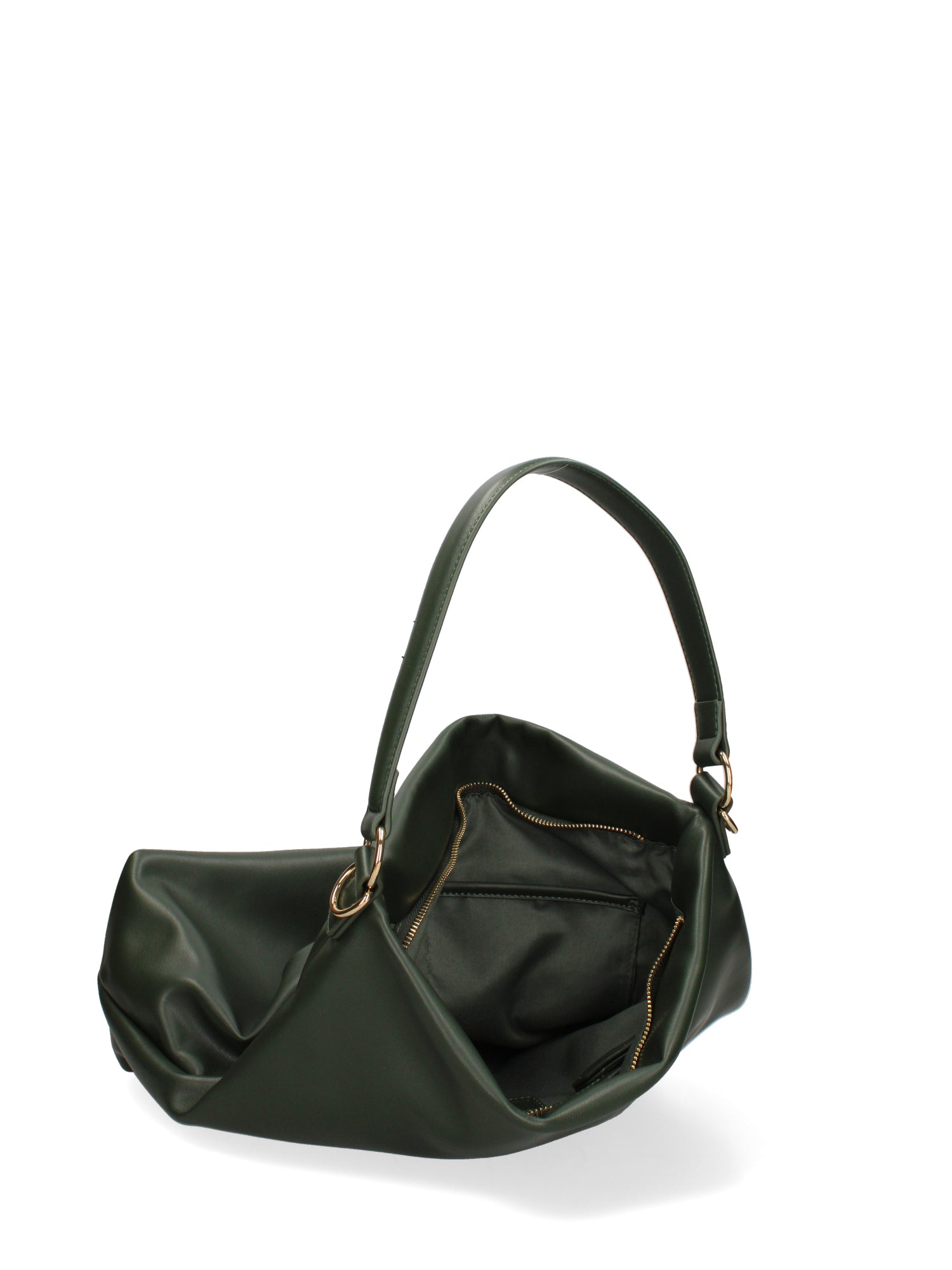 Borsa a mano da donna 100% gomma EVELYN NY-FOREST GREEN Marc Ellis