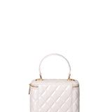 Borsa a Spalla in 100% Pu Vegan Leather Panna