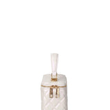 Borsa a Spalla in 100% Pu Vegan Leather Panna