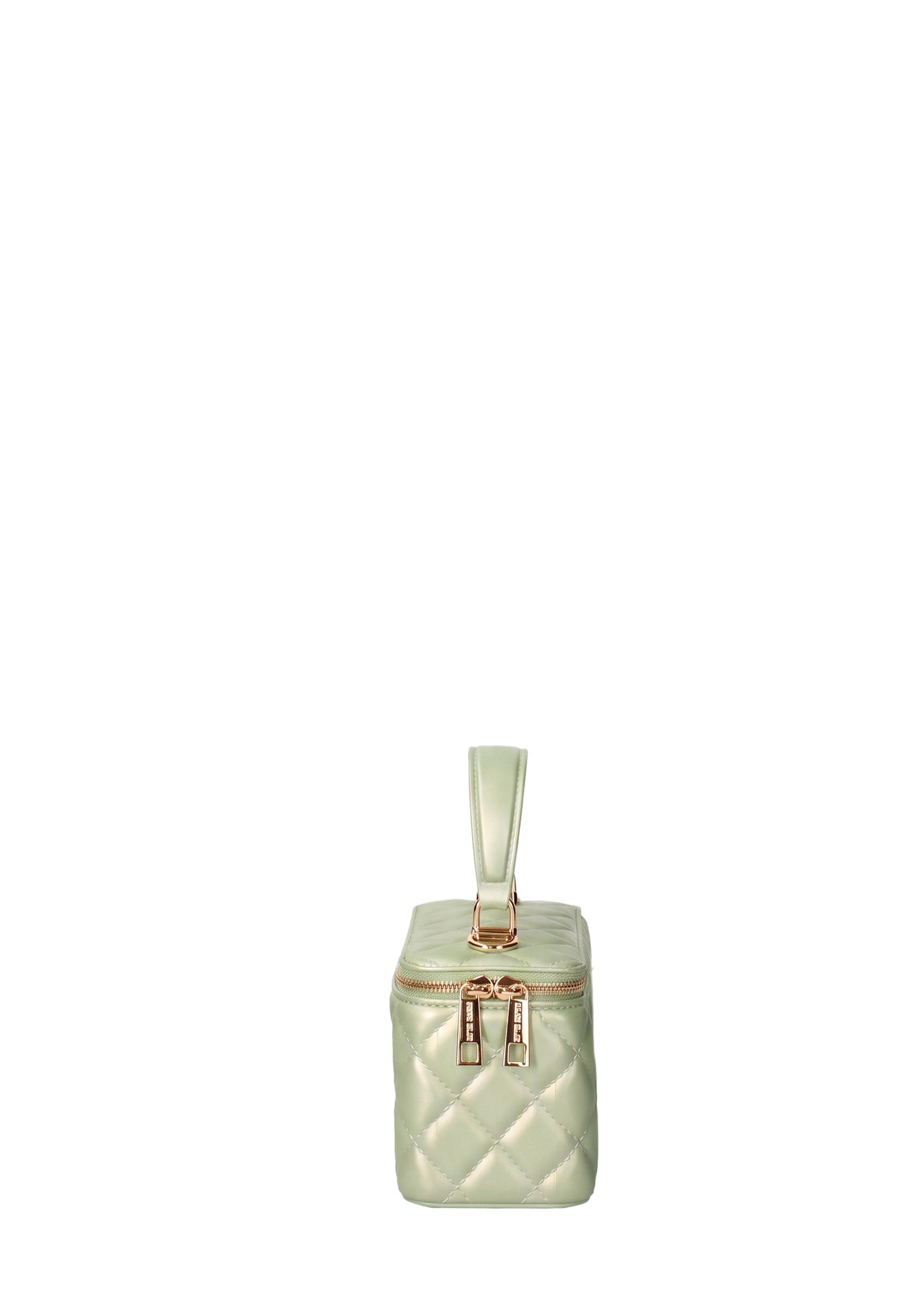 Borsa a Spalla in 100% Pu Vegan Leather Oro