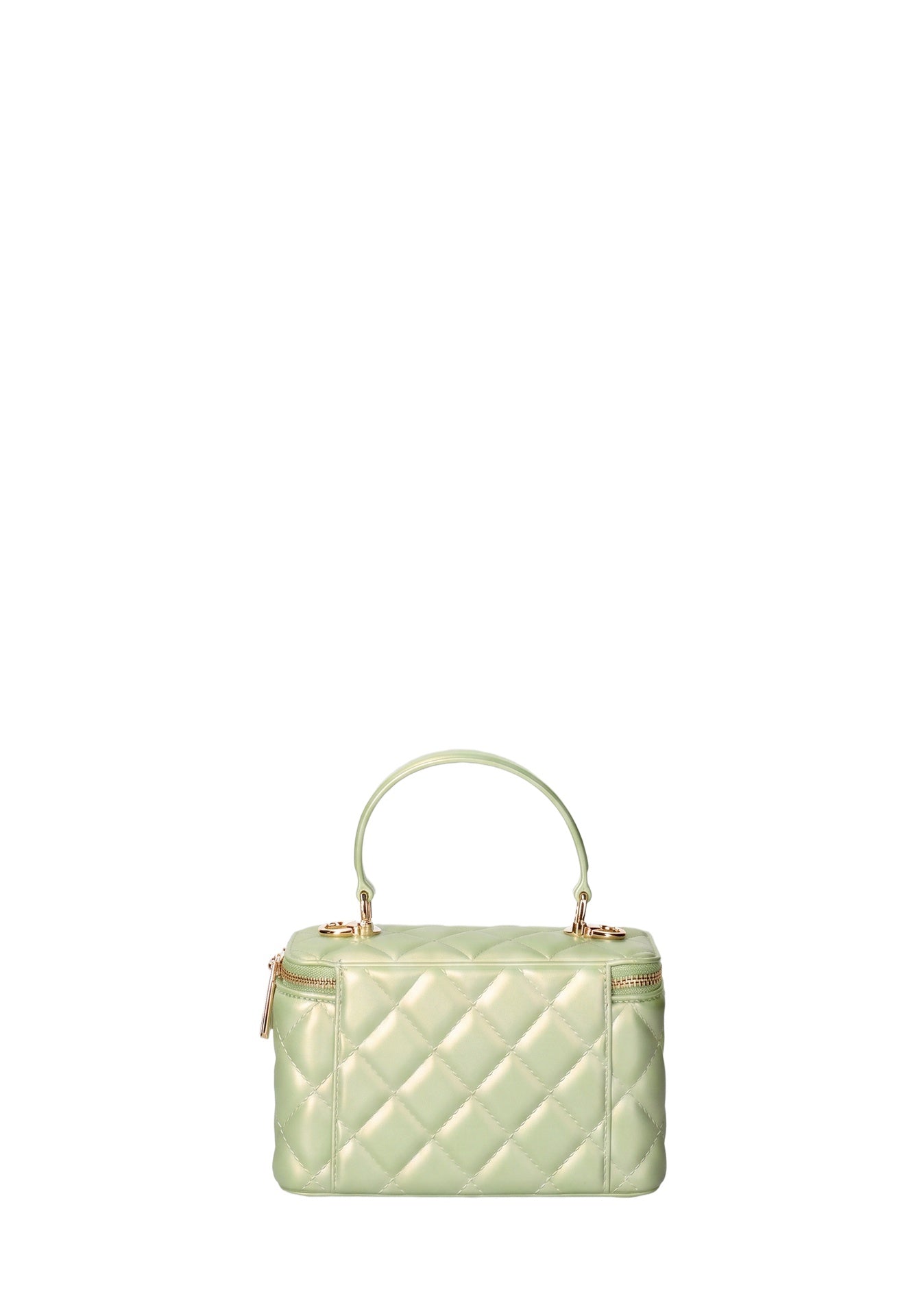 Borsa a Spalla in 100% Pu Vegan Leather Oro