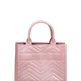 Borsa a mano da donna 100% gomma FLAT BUBY WAVE M -OLD ROSE-CDF Marc Ellis