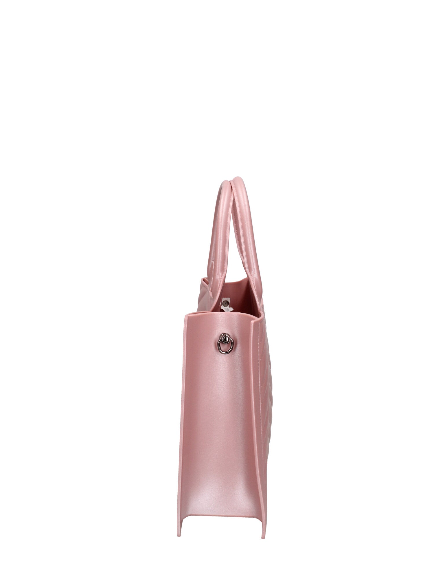 Borsa a mano da donna 100% gomma FLAT BUBY WAVE M -OLD ROSE-CDF Marc Ellis