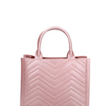 Borsa a mano da donna 100% gomma FLAT BUBY WAVE M -OLD ROSE-CDF Marc Ellis
