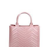 Borsa a mano da donna 100% gomma FLAT BUBY WAVE M -OLD ROSE-CDF Marc Ellis