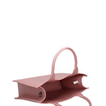 Borsa a mano da donna 100% gomma FLAT BUBY WAVE M -OLD ROSE-CDF Marc Ellis