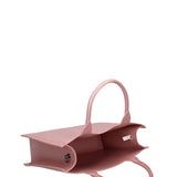 Borsa a mano da donna 100% gomma FLAT BUBY WAVE M -OLD ROSE-CDF Marc Ellis