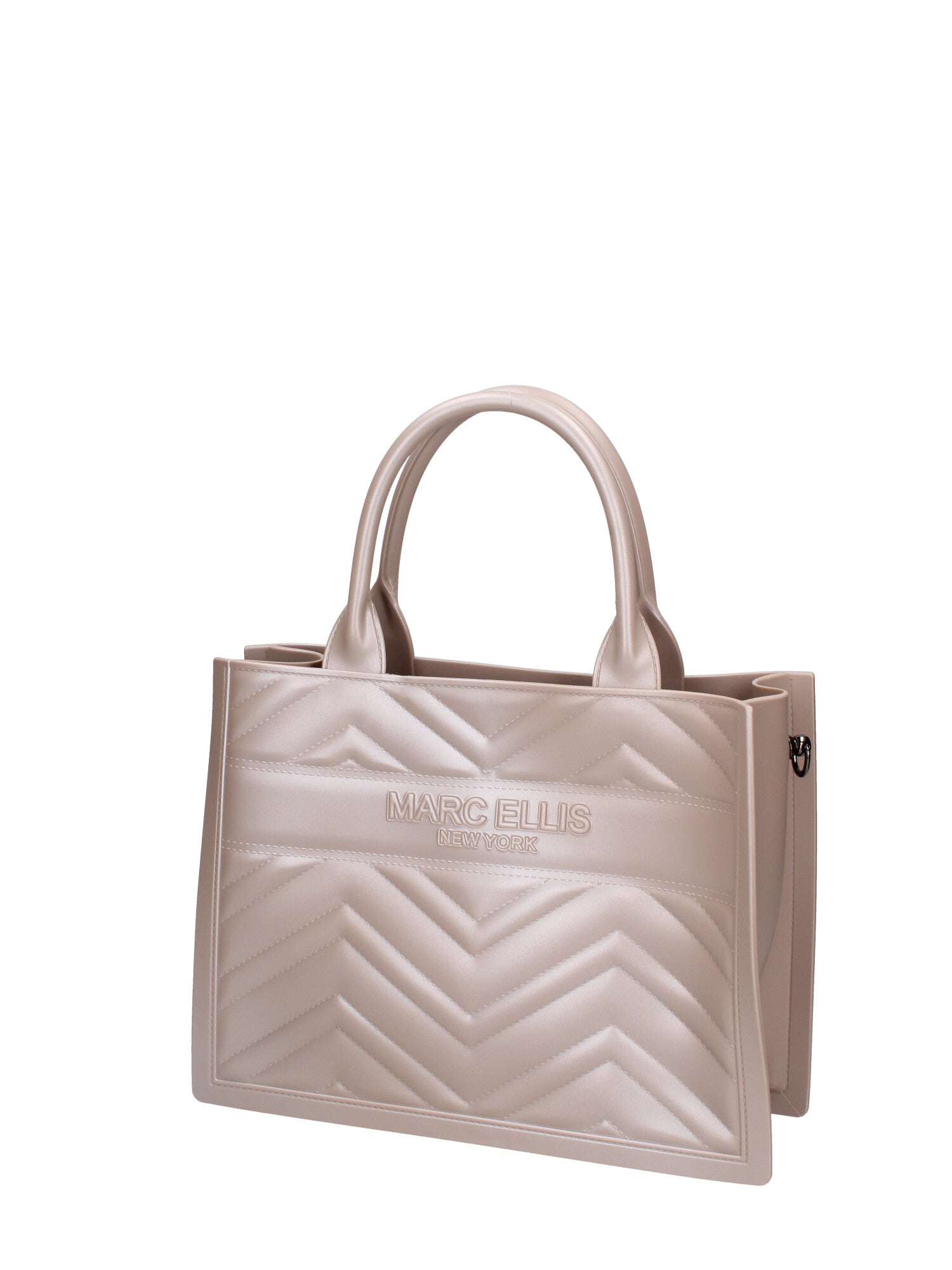 Borsa a mano da donna 100% gomma FLAT BUBY WAVE M -STONE-CDF Marc Ellis