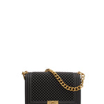 Borsa a mano da donna 100% gomma FLAT M BALL 24-BLACK-LIGHT OTTONE Marc Ellis
