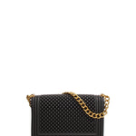 Borsa a mano da donna 100% gomma FLAT M BALL 24-BLACK-LIGHT OTTONE Marc Ellis