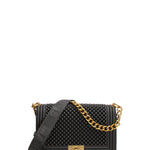 Borsa a mano da donna 100% gomma FLAT M BALL 24-BLACK-LIGHT OTTONE Marc Ellis