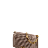 Borsa a mano da donna 100% gomma FLAT M BALL 24-BRONZE-LIGHT OTTONE Marc Ellis