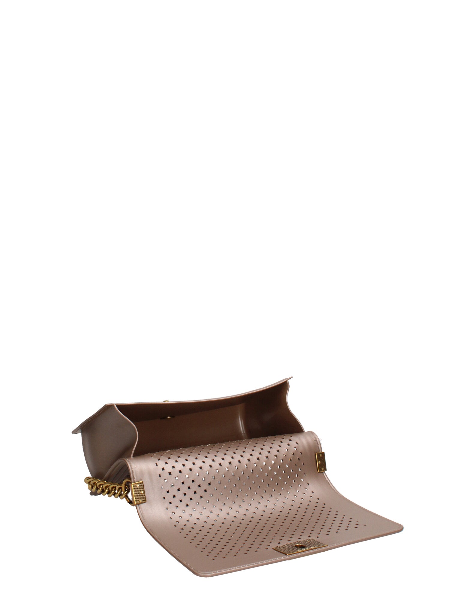 Borsa a mano da donna 100% gomma FLAT M BALL 24-BRONZE-LIGHT OTTONE Marc Ellis