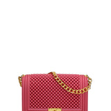 Borsa a mano da donna 100% gomma FLAT M BALL 24-CHERRY-GOLD Marc Ellis