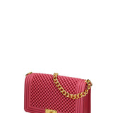 Borsa a mano da donna 100% gomma FLAT M BALL 24-CHERRY-GOLD Marc Ellis