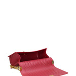 Borsa a mano da donna 100% gomma FLAT M BALL 24-CHERRY-GOLD Marc Ellis