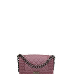 Borsa a mano donna 100% gomma FLAT PENKA S-DARK MAUVE-BRUSH CDF Marc Ellis