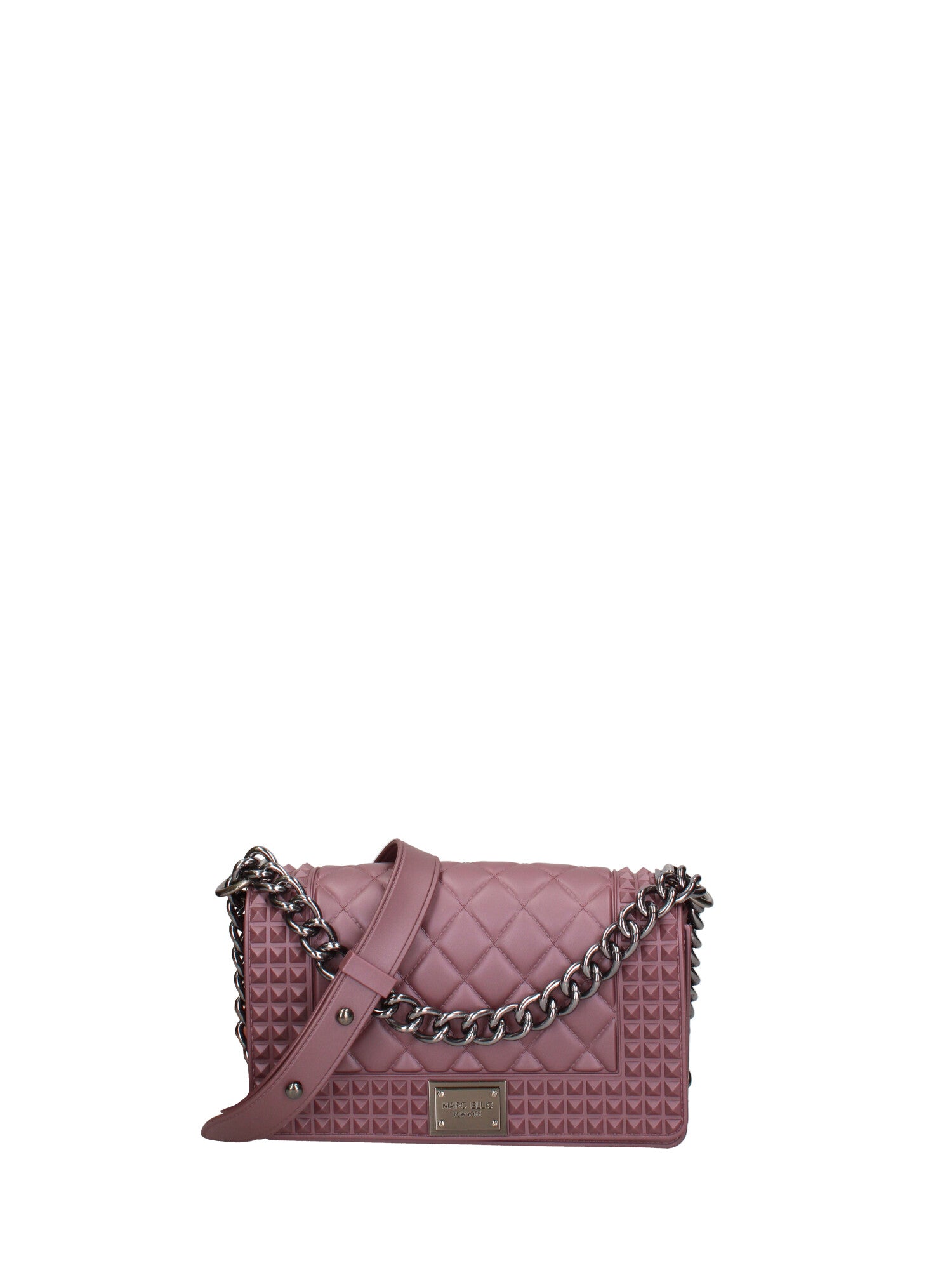 Borsa a mano donna 100% gomma FLAT PENKA S-DARK MAUVE-BRUSH CDF Marc Ellis