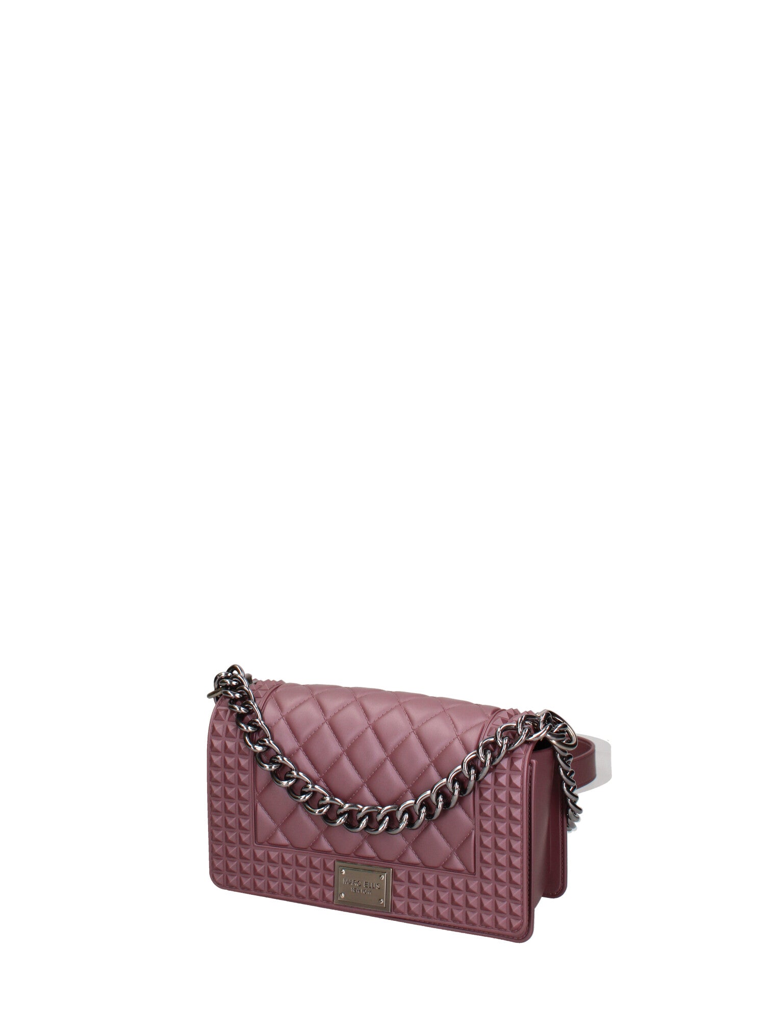 Borsa a mano donna 100% gomma FLAT PENKA S-DARK MAUVE-BRUSH CDF Marc Ellis