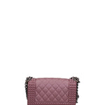 Borsa a mano donna 100% gomma FLAT PENKA S-DARK MAUVE-BRUSH CDF Marc Ellis