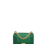 Borsa a mano donna 100% gomma FLAT PENKA S-FOREST GREEN-GOLD Marc Ellis