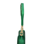 Borsa a mano donna 100% gomma FLAT PENKA S-FOREST GREEN-GOLD Marc Ellis