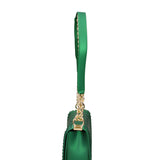 Borsa a mano donna 100% gomma FLAT PENKA S-FOREST GREEN-GOLD Marc Ellis